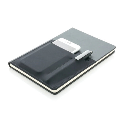 A5 Deluxe notebook with smart pockets - hospitality