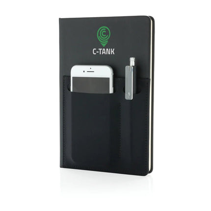 A5 Deluxe notebook with smart pockets - hospitality