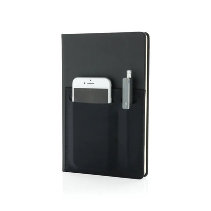 A5 Deluxe notebook with smart pockets - hospitality