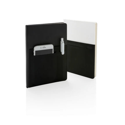A5 Deluxe notebook with smart pockets - hospitality