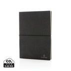Recycled leather,Recycled paper / grey / 20.8 x 13.5 x 1.1 cm
