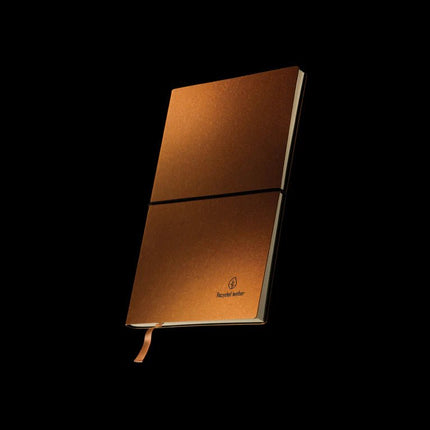 A5 GRS recycled leather notebook - hospitality