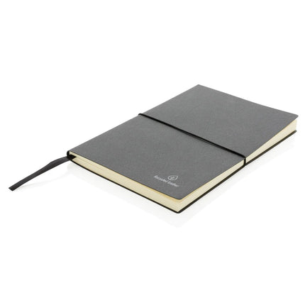 A5 GRS recycled leather notebook - hospitality