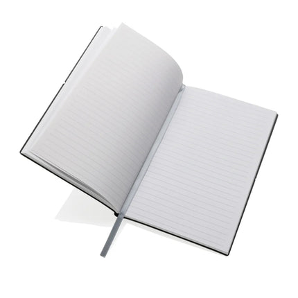 A5 GRS recycled leather notebook - hospitality