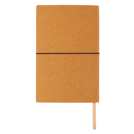 A5 GRS recycled leather notebook - hospitality