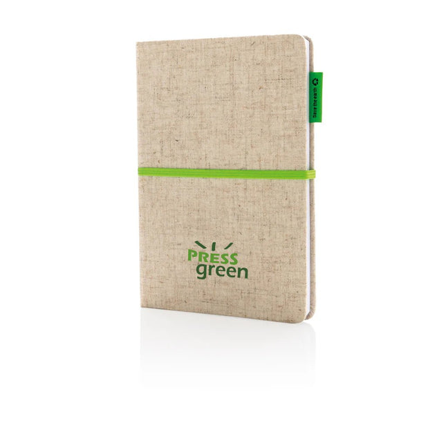 A5 jute notebook - hospitality
