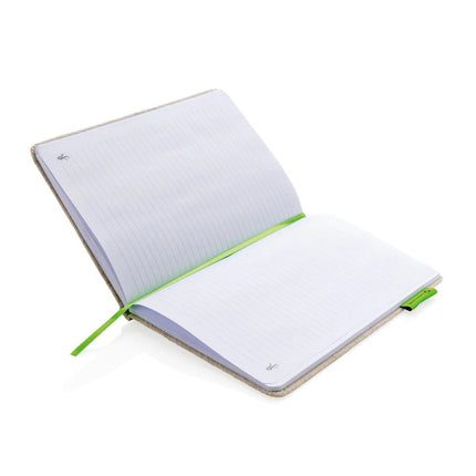 A5 jute notebook - hospitality