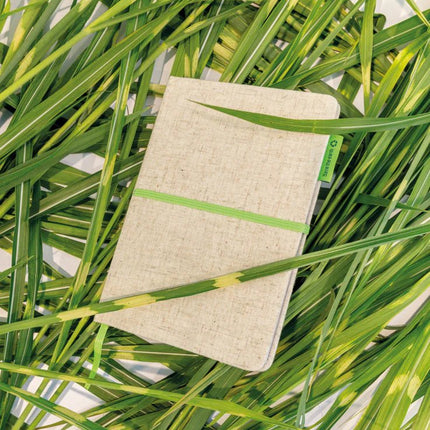 A5 jute notebook - hospitality