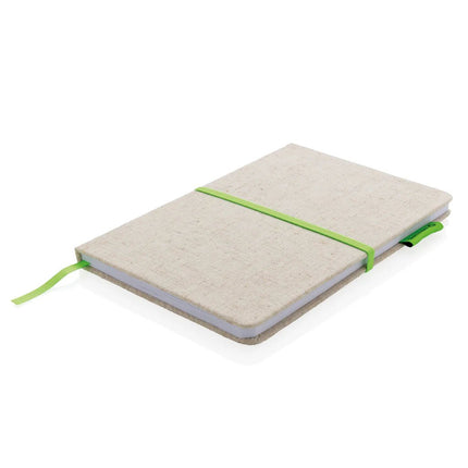 A5 jute notebook - hospitality
