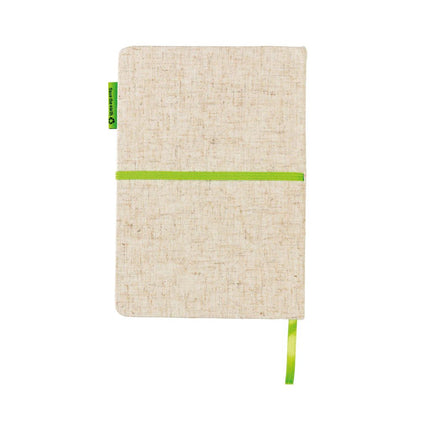 A5 jute notebook - hospitality