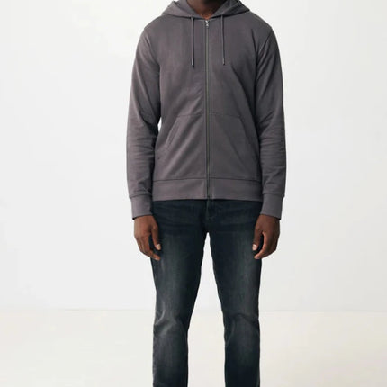 Abisk recycled cotton zip through hoodie - hospitality
