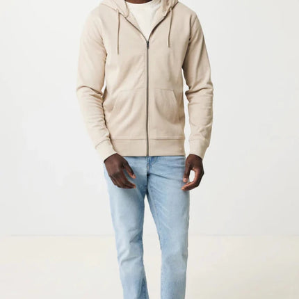 Abisk recycled cotton zip through hoodie - hospitality