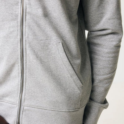 Abisk recycled cotton zip through hoodie - hospitality
