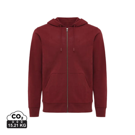 Abisk recycled cotton zip through hoodie - hospitality
