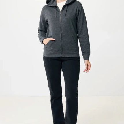 Abisk recycled cotton zip through hoodie - hospitality