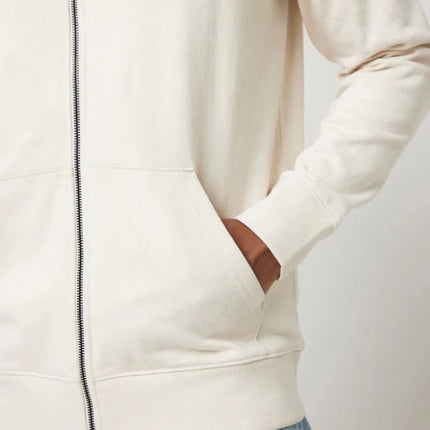 Abisk recycled cotton zip through hoodie - hospitality