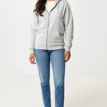 Abisk recycled cotton zip through hoodie - hospitality