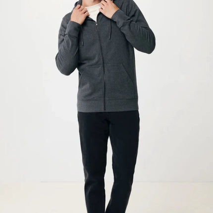 Abisk recycled cotton zip through hoodie - hospitality