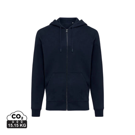 Abisk recycled cotton zip through hoodie - hospitality