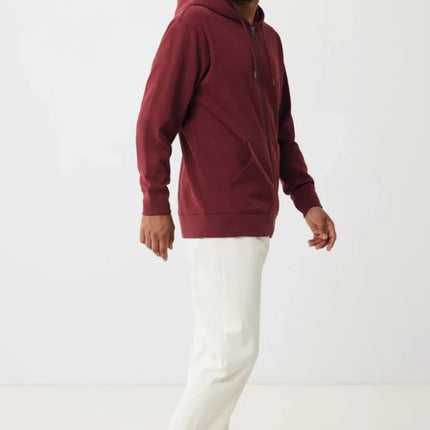 Abisk recycled cotton zip through hoodie - hospitality
