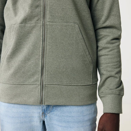 Abisk recycled cotton zip through hoodie - hospitality