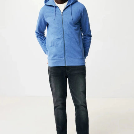 Abisk recycled cotton zip through hoodie - hospitality