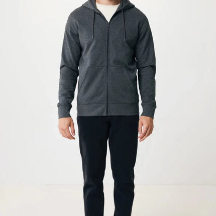 Abisk recycled cotton zip through hoodie - hospitality