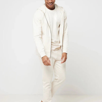 Abisk recycled cotton zip through hoodie - hospitality