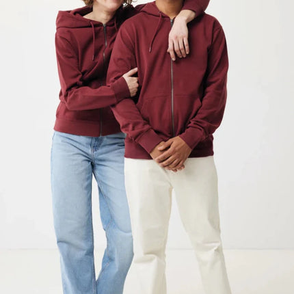 Abisk recycled cotton zip through hoodie - hospitality