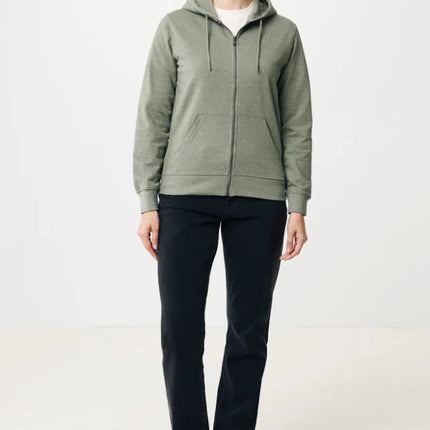 Abisk recycled cotton zip through hoodie - hospitality