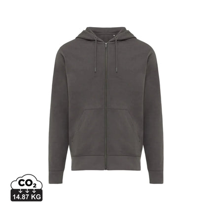 Abisk recycled cotton zip through hoodie - hospitality
