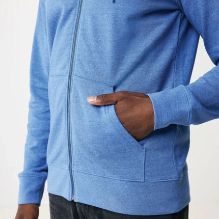 Abisk recycled cotton zip through hoodie - hospitality