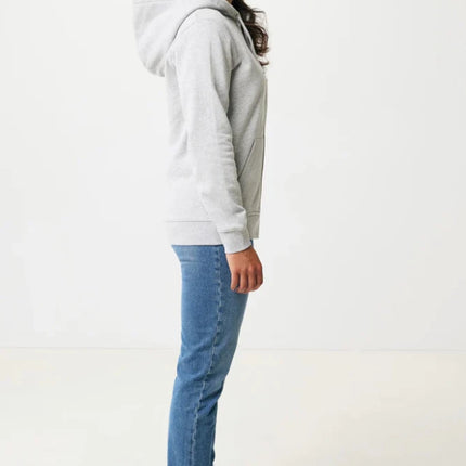 Abisk recycled cotton zip through hoodie - hospitality