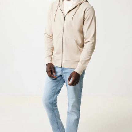 Abisk recycled cotton zip through hoodie - hospitality