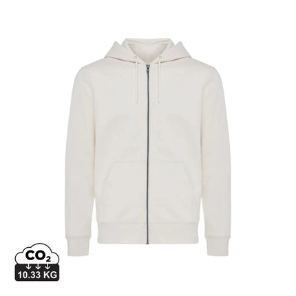 Abisk recycled cotton zip through hoodie - hospitality
