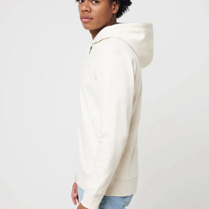 Abisk recycled cotton zip through hoodie - hospitality
