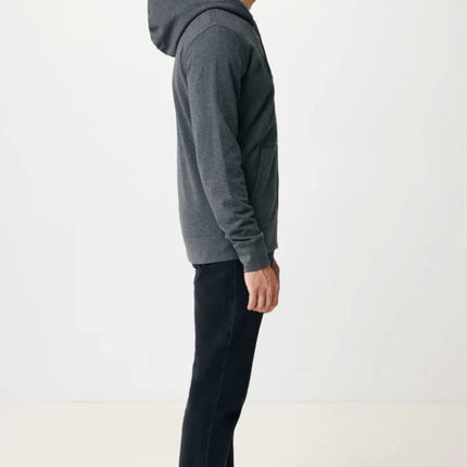 Abisk recycled cotton zip through hoodie - hospitality