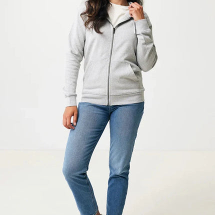 Abisk recycled cotton zip through hoodie - hospitality