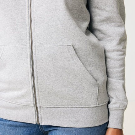 Abisk recycled cotton zip through hoodie - hospitality