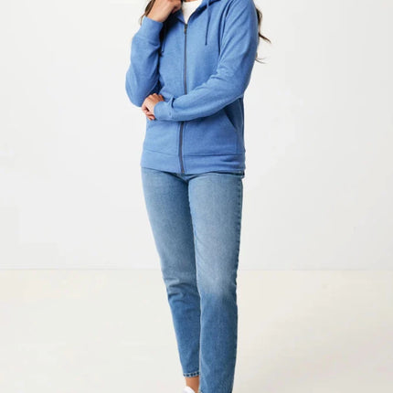 Abisk recycled cotton zip through hoodie - hospitality