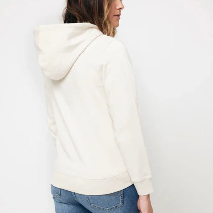 Abisk recycled cotton zip through hoodie - hospitality