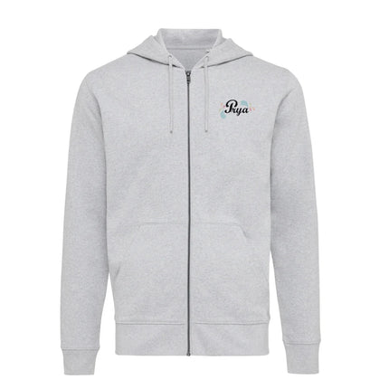 Abisk recycled cotton zip through hoodie - hospitality