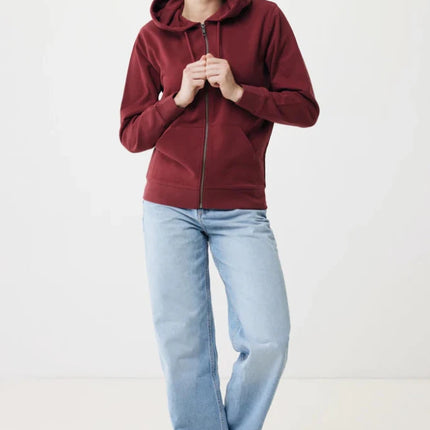Abisk recycled cotton zip through hoodie - hospitality