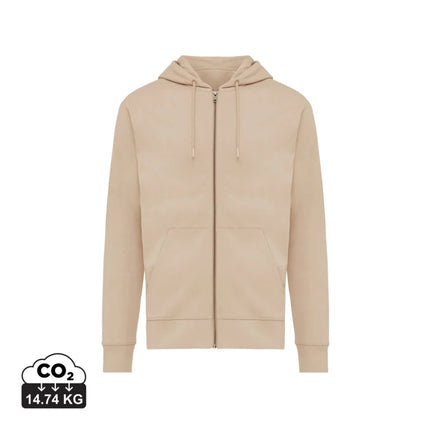 Abisk recycled cotton zip through hoodie - hospitality