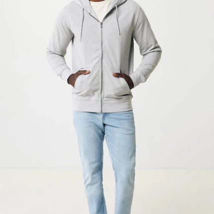 Abisk recycled cotton zip through hoodie - hospitality