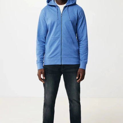 Abisk recycled cotton zip through hoodie - hospitality