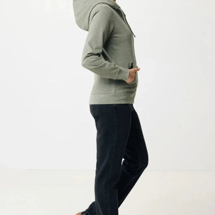 Abisk recycled cotton zip through hoodie - hospitality