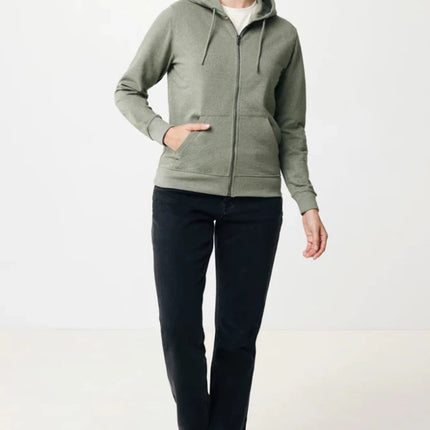 Abisk recycled cotton zip through hoodie - hospitality
