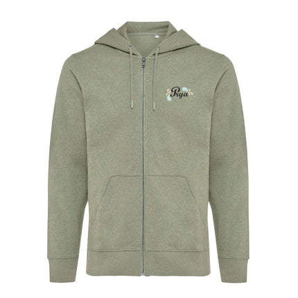 Abisk recycled cotton zip through hoodie - hospitality