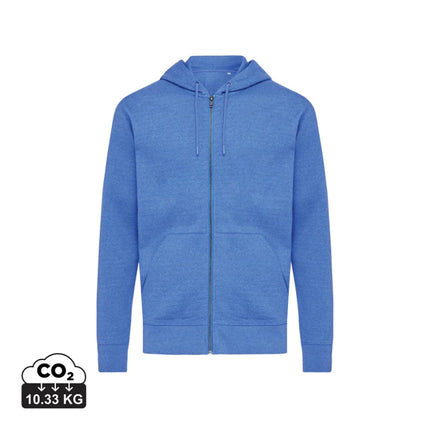Abisk recycled cotton zip through hoodie - hospitality